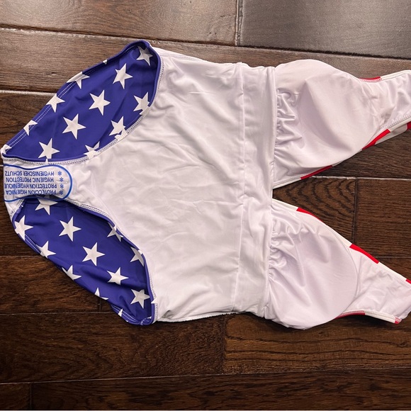 Womens Dixxon Brand American Flag Swimsuit (L) - Picture 5 of 5